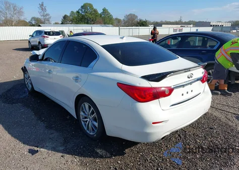 2015 Infiniti Q50 Premium из США, поврежденный, VIN JN1BV7AP1FM352782